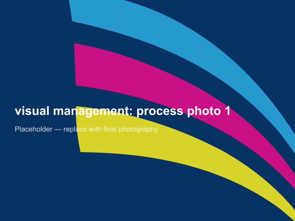 Placeholder image 1 for visual management boards: replace with final workshop photography